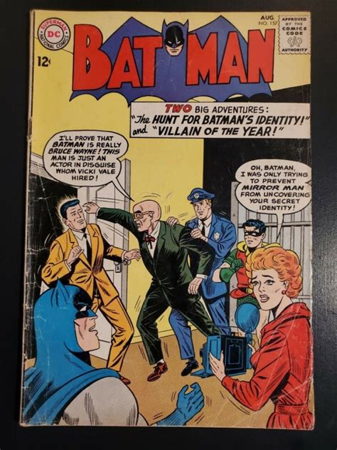 Batman Dc Comics G Vg Mirror Man Sheldon Moldoff