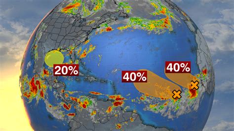 Tracking The Tropics Nhc Monitoring 3 Disturbances As Peak Hurricane