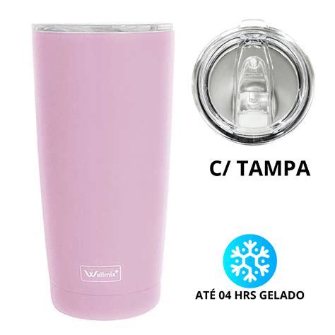 Copo Térmico Aço Inox P Cerveja Chopp Gelado Frio 4hrs Quente