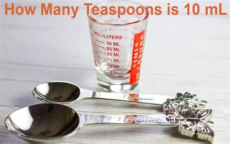 How Many Teaspoons Is 10 ML Easy Conversion Chart Swartzsdeli