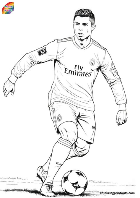 Ronaldo Colouring Sheets Free Pdf Printables