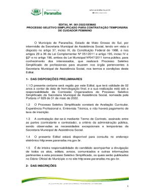 Preenchível Disponível O Municpio de Paranaba Estado de Mato Grosso do