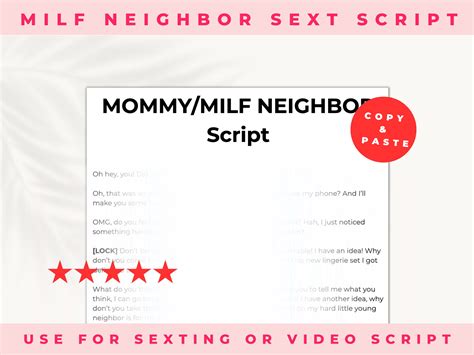 Milf Script F M Sexting Script Dirty Talk Adult Model Onlyfans Sexting Scripts Fetish