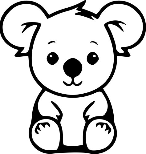 Koala clipart vector illustration 24534586 Vector Art at Vecteezy