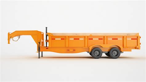 Dump Trailer 02 3d Model Turbosquid 1929908