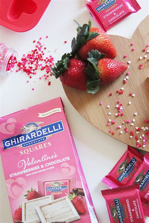 Ghirardelli Valentines Day Strawberry And Chocolate Bark Recipe