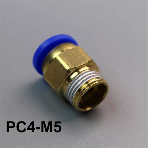 1Pcs Pneumatic Fitting Push In Air Quick Connector Fittings PC4 M5 Male