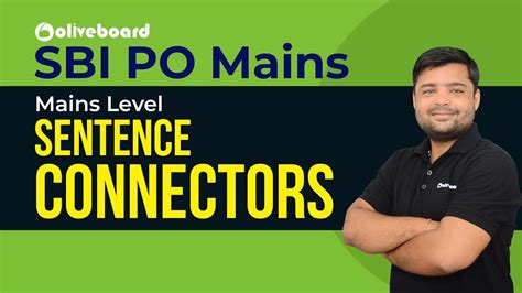 Sbi Po Mains Mains Level Sentence Connectors Hardik Sir Youtube