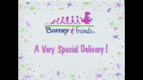 Barney Friends A Very Special Delivery Season Episode