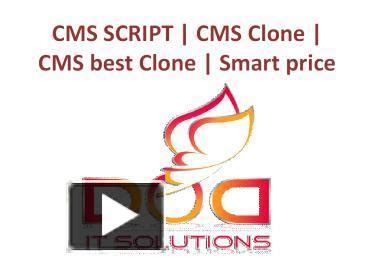 Ppt Cms Script Cms Clone Cms Best Clone Smart Price