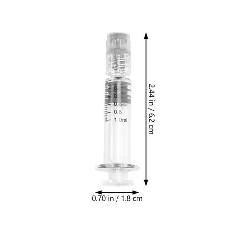 Factory Borosilicate Glass Luer Lock Syringes For Oil Distillate