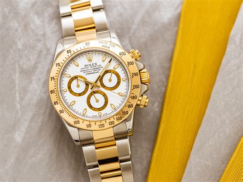 Rolex Cosmograph Daytona Ref Stainless Steel K Yellow Gold