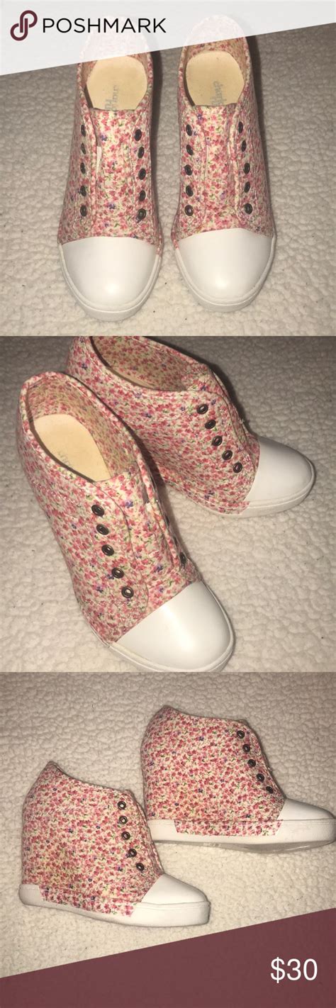 Floral Charlotte Russe Sneaker Wedges