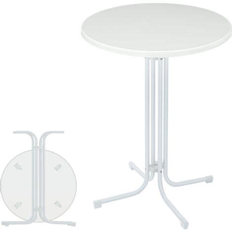 Froadp Table Haute De Bar Pliante Table De F Te Avec Pieds R Glables