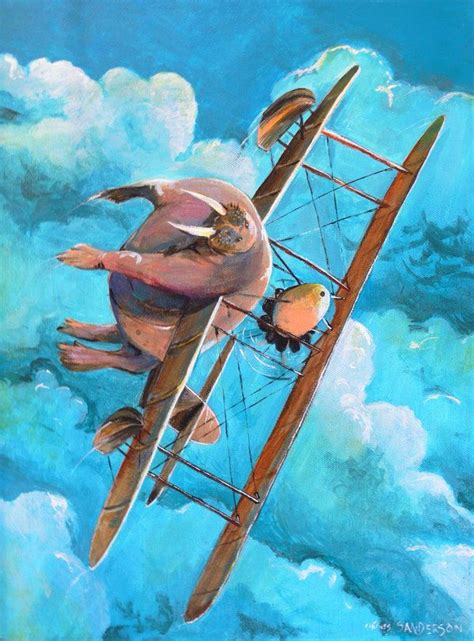 Flying walrus. There was an old aquatic biplane called the Flying Walrus. This one's fun because ...