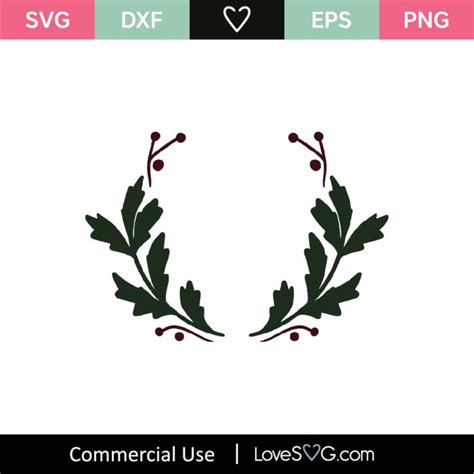 Flourish Mistletoe Svg Cut File