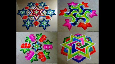 4 Creative Dots Rangoli Designs For Diwali Easy And Unique Rangoli