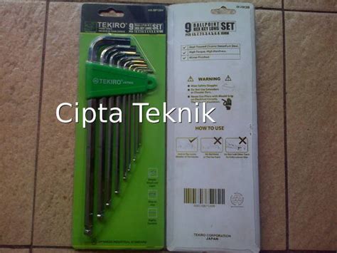 Jual Kunci L Set Panjang Ballpoint Tekiro Di Lapak Cipta Teknik Bukalapak