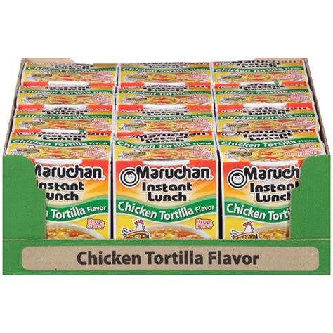 Maruchan Instant Lunch Hot And Spicy Chicken Tortilla Flavor Ramen Noodle