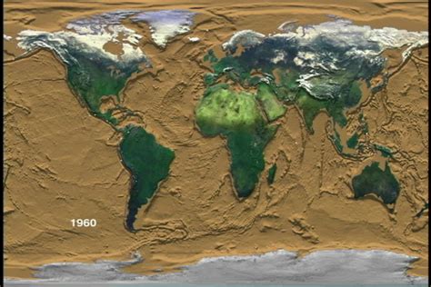 NASA SVS HoloGlobe Cumulative Earthquake Activity From 1960 Through