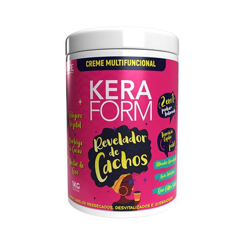 Creme Multifuncional Keraform Revelador De Cachos Kg Skafe Cosm Ticos