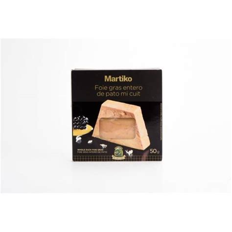 Foie Gras Entero De Pato Mi Cuit MARTIKO 50 Gr