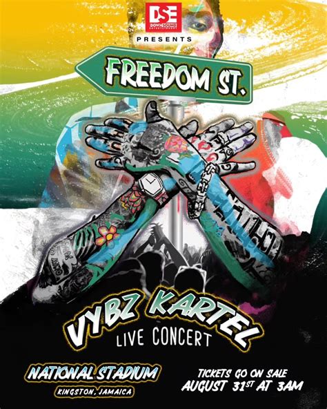 Vybz Kartel First Concert Freedom Street At National Stadium Tickets