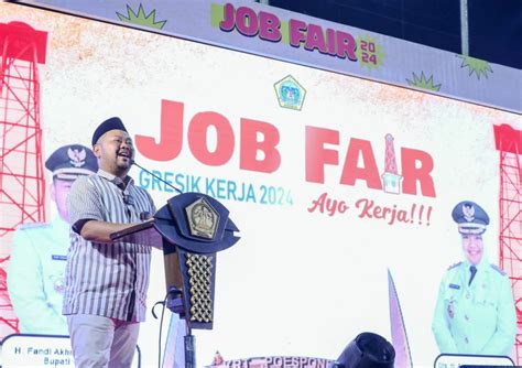 Minimalisir Angka Pengangguran Disnaker Gresik Intens Gelar Job Fair