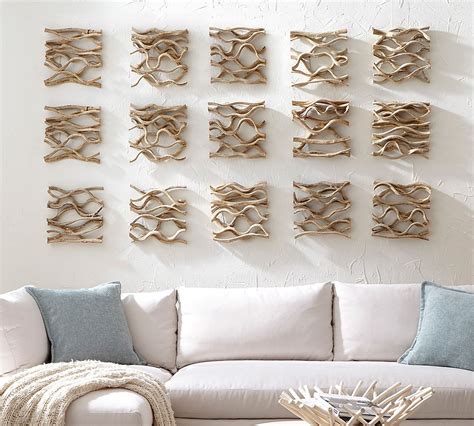 Driftwood Handcrafted Wall Panel | Pottery Barn