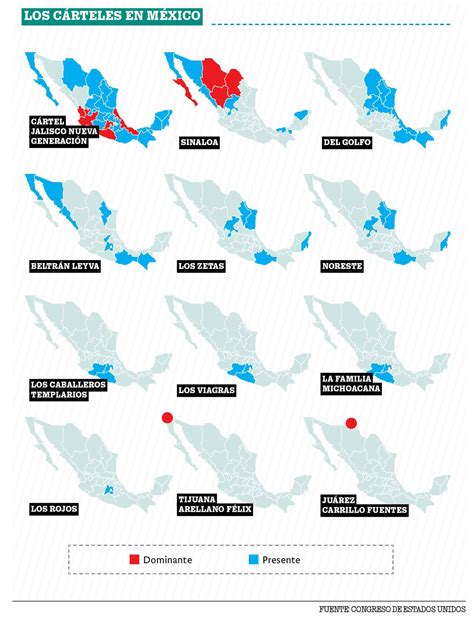 Así Se Reparten Los Cárteles El Mercado En México Y Cada Vez Son Más