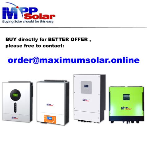 5048gew 5000w 48v 230v Mpp Solar Inverter 100a Mppt Charger Pv 500v Bms