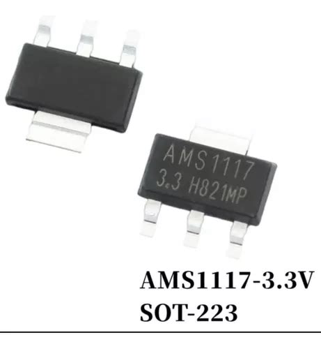 Regulador De Voltaje Ams1117 Para 1 2 Y 3 3 Volts Smd Envío gratis