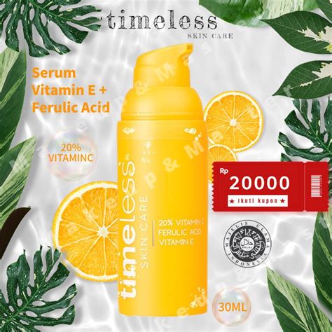 Jual Timeless Serum Vitamin C Abadi 20 Cef 30ml Skin Care Vitaminvc