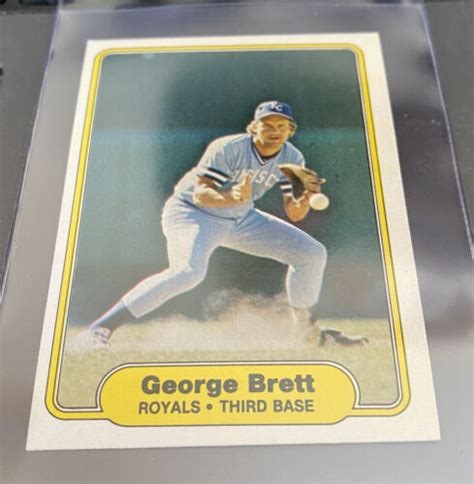 Fleer George Brett For Sale Online Ebay