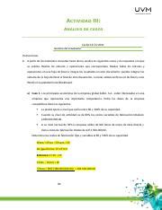 A3 Análisis de casos docx ACTIVIDAD III ANÁLISIS DE CASOS Fecha 16