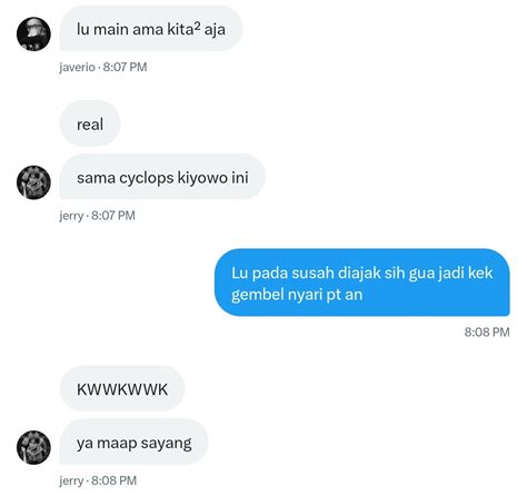 Kodim On Twitter Ml Emang Kaya Kontol Tapi Gua Gabut Ya Pasti Ml