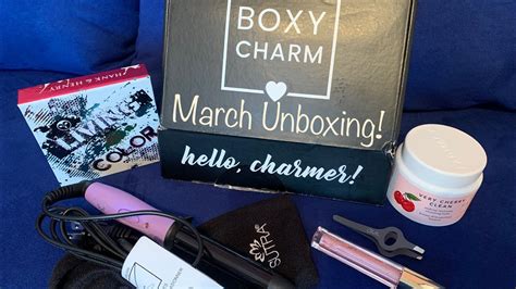 March BoxyCharm Unboxing YouTube