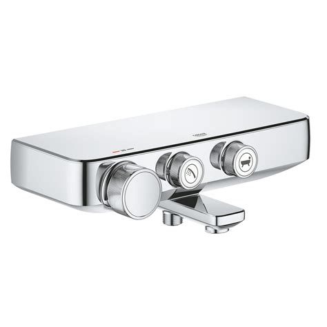 Kjøp GROHE Grohtherm SmartControl Karbatteri m Termostat Krom 34718000