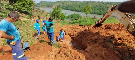 SAERP dá manutenção na Adutora de água bruta da captação da região do