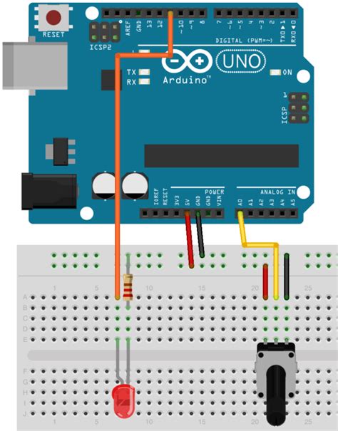 Arduino Getting Started Tutorials How To Use A Potentiometer