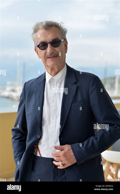 Cannes France 25th May 2023 Wim Wenders Gives Interviews On The