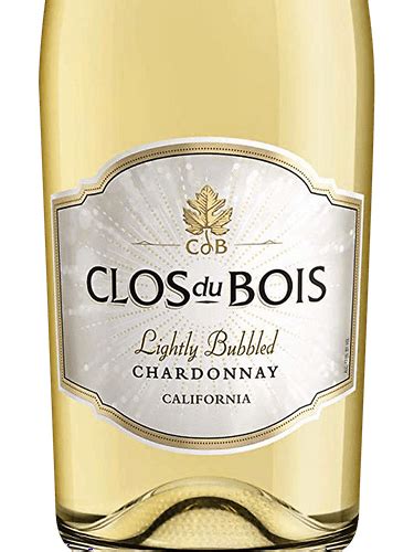 Clos Du Bois Lightly Bubbled Chardonnay Vivino Us