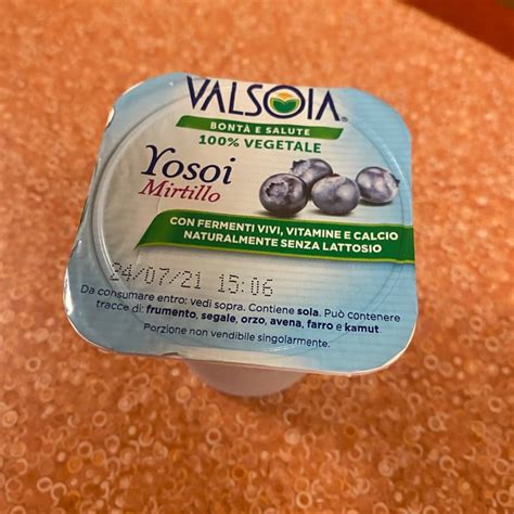 Valsoia Yosoi Yogurt Mirtillo Review Abillion