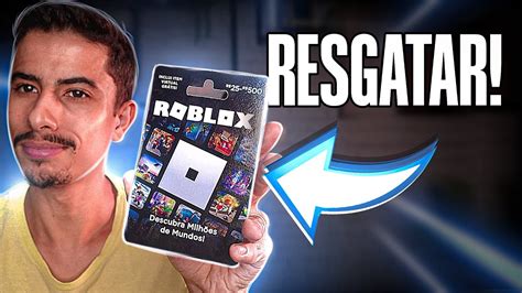 Como Resgatar Gift Card Do Roblox Pelo Celular Ou Pc Youtube