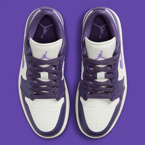 Air Jordan 1 Low Womens "Purple/Sail" DC0774-502 | SneakerNews.com