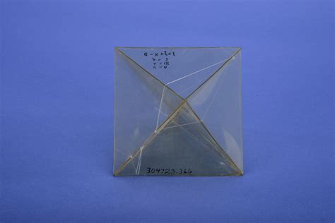 Geometric Model by A. Harry Wheeler, Tetrahemihexahedron or Heptahedron | Smithsonian Institution