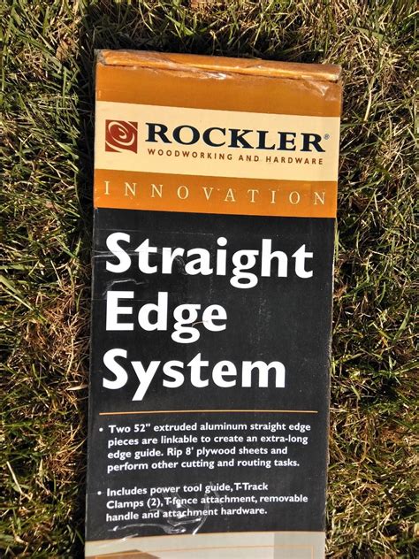 Lot 25 Rockler Straight Edge System