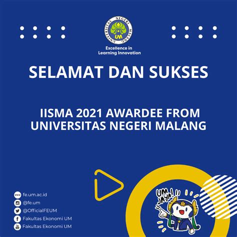 Selamat Dan Sukses Atas Diraihnya Iisma Awardee Fakultas Ekonomi