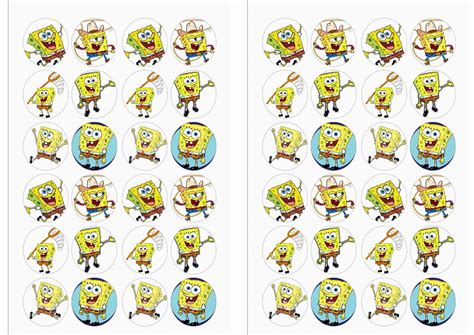 Spongebob Printable Stickers