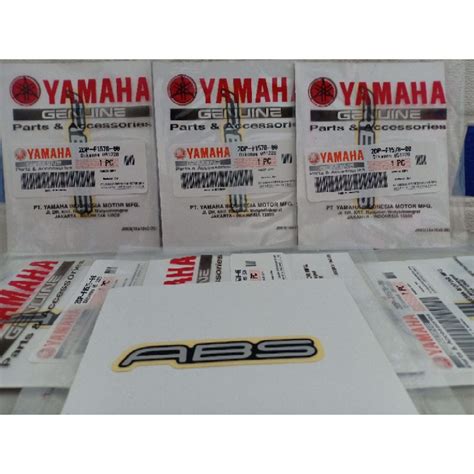 Yamaha Abs Sticker For Nmax V1 And V2 Shopee Philippines